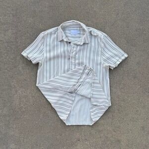 STRIPED BUTTON UP